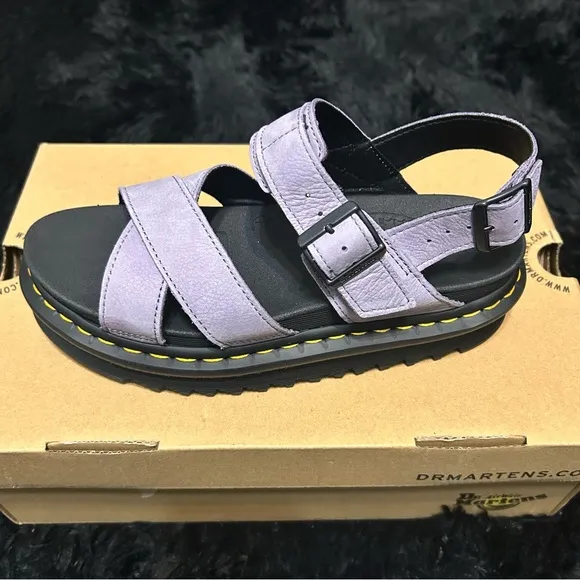 DR MARTENS Voss purple gladiator sandals shoes women’s 7 new
