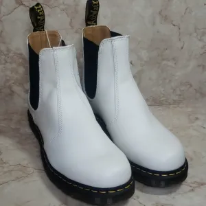 Dr. Martens White Chelsea Boots Unisex Women's Size 11