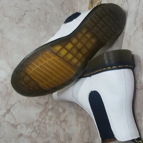 Dr. Martens White Chelsea Boots Unisex Women's Size 11