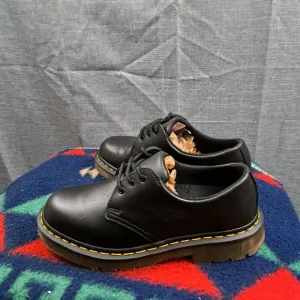 Dr. Martens Womens 8 Black Leather Safety Oxford Shoes 1461 SR ASTM2892-18 EH