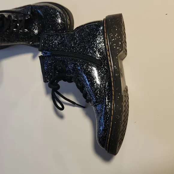 Dr. MARTENS Youth 1460 Glitter Lace Up Boots, Glitter, 2