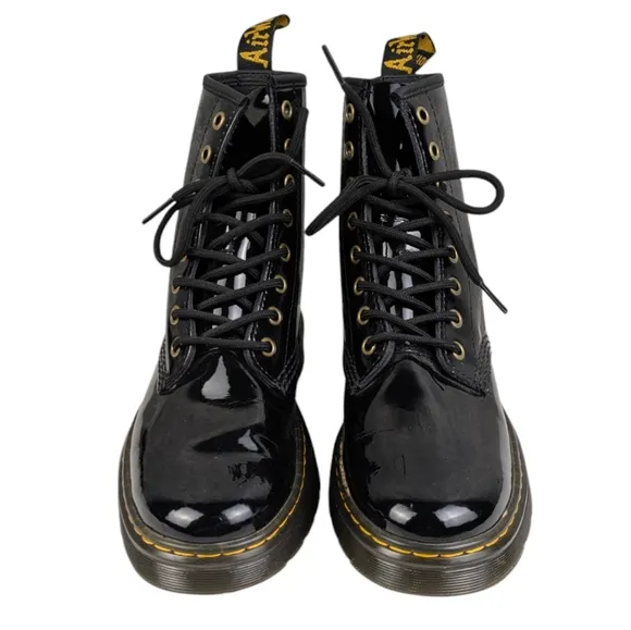 Dr Martens Zavala Combat Boots EUC Size 8L/39    S3251