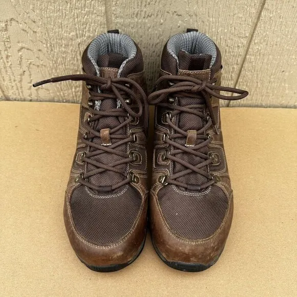 Drew Trek Boots Waterproof Men's Size 9.5 4W Brown Lace Up Leather