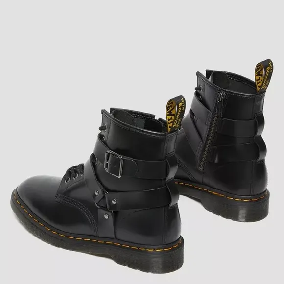 ❤️❤️Dr.Martens CRISTOFOR LEATHER HARNESS LACE UP BOOTS ❤️❤️