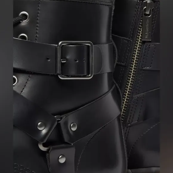 ❤️❤️Dr.Martens CRISTOFOR LEATHER HARNESS LACE UP BOOTS ❤️❤️