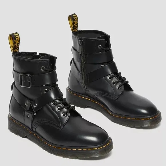 ❤️❤️Dr.Martens CRISTOFOR LEATHER HARNESS LACE UP BOOTS ❤️❤️