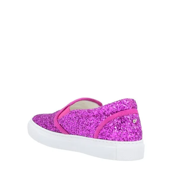 Dsquared2 Pink Glitter Slip-On Sneakers