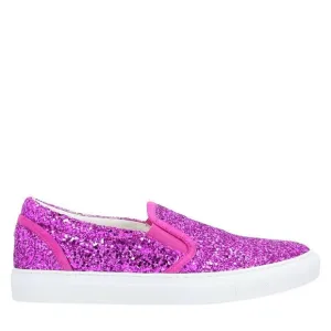 Dsquared2 Pink Glitter Slip-On Sneakers