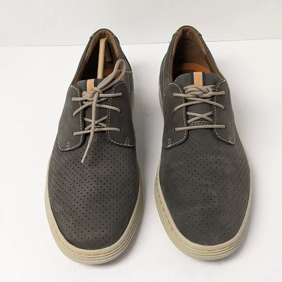 Dunham Camden Casual Sneakers, Navy Leather, Men's 9.5 M