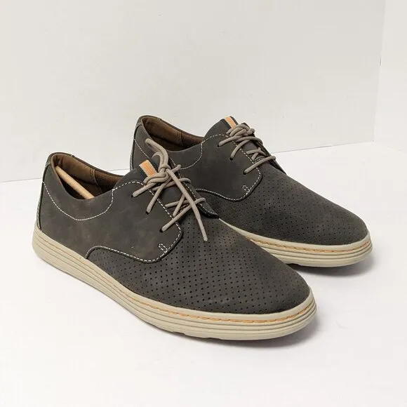 Dunham Camden Casual Sneakers, Navy Leather, Men's 9.5 M