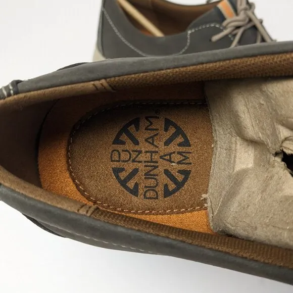 Dunham Camden Casual Sneakers, Navy Leather, Men's 9.5 M
