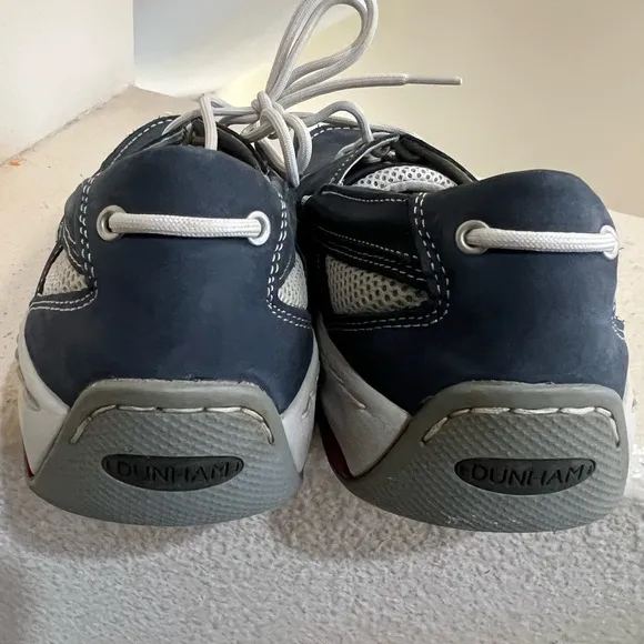 Dunham Captain CI0145 Casual Boat Shoe Lace Up Loafer Navy Leather Mens US11‎