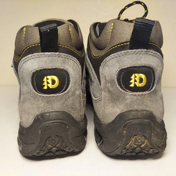 Dunham Mens Size 10 Ludlow Grey suede Work Hiking Boots Slip resistant gorpcore
