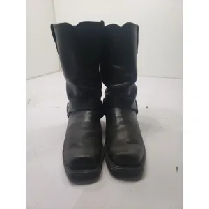 Durango DB510 Men’s 11” Black Slip Leather Harness Square Toe Boots Size 9 1/2D
