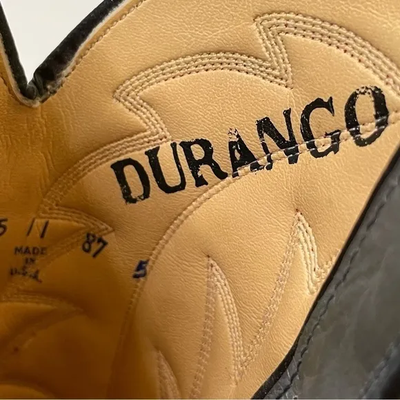 Durango leather western boots sz 9.5 D