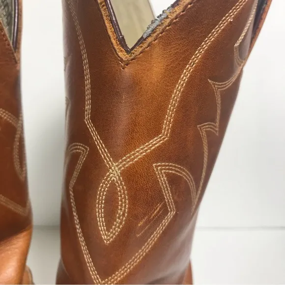 Durango Men's Brown Oiled Peanut Distressed Leather Cowboy Western Boots 10 D