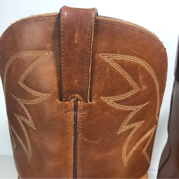 Durango Men's Brown Oiled Peanut Distressed Leather Cowboy Western Boots 10 D