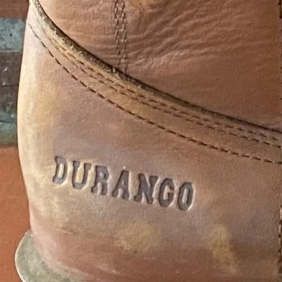 DURANGO Men's Western Boots - Size 9 1/2/D - Light brown - Farm/Ranch Boots