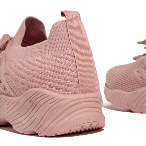 Dusty Rose Slip On Comfy Athleisure Sneakers