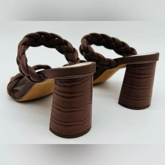DV Dolce Vita | Paily Sandals | Braided Heels | Espresso | Size 5.5