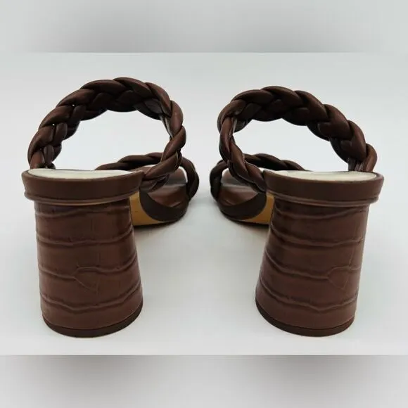 DV Dolce Vita | Paily Sandals | Braided Heels | Espresso | Size 5.5