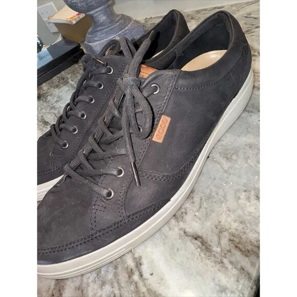 Ecco Casual Sneakers, Men's Size 11 Black MSRP‎ $150 Suede