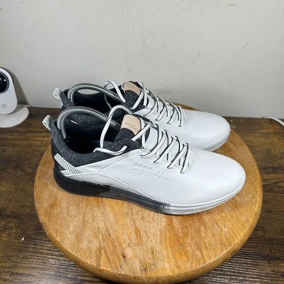 Ecco Golf‎ S-Three White Black Women's Size 10 Shoes Sneakers