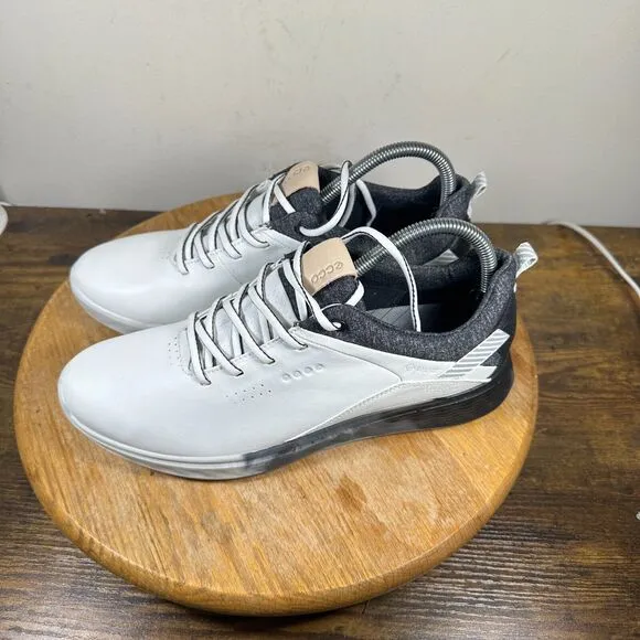 Ecco Golf‎ S-Three White Black Women's Size 10 Shoes Sneakers
