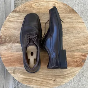 Ecco Men's Brown Leather Dress Shoes