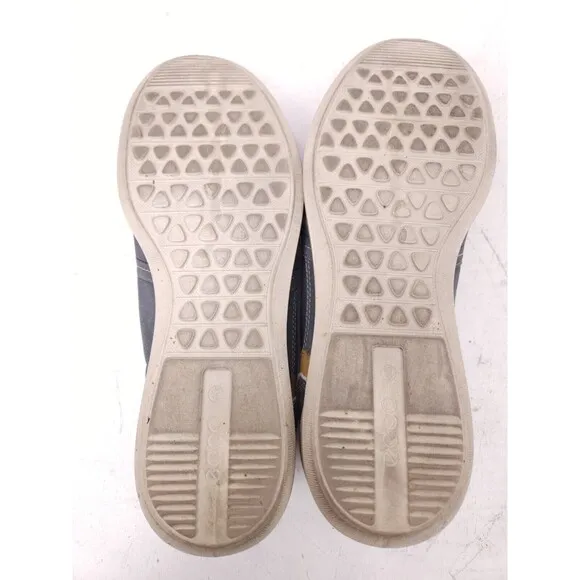 Ecco Mens Chandler Casual Sneakers Shoes Gray Leather Size 46 EU - 12-12.5 US