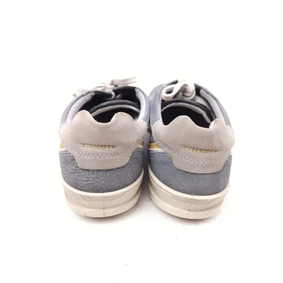 Ecco Mens Chandler Casual Sneakers Shoes Gray Leather Size 46 EU - 12-12.5 US