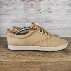 ECCO Mens Collin 2.0 Camel Tan Soft Leather Casual Sneaker Size 45 EU US 11-11.5
