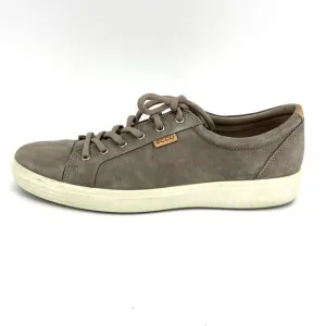 Ecco Men's Gray Suede Casual Sneakers EU47 US13 Soft Comfortable Shoe