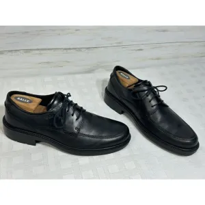 ECCO Shoes Men's Black Leather Oxfords Lace Up Size 43 US 9-9.5 Dress Casual
