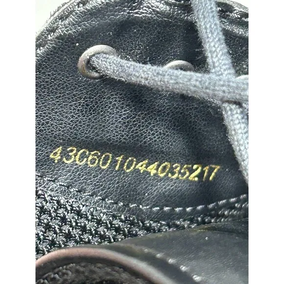 ECCO Shoes Men's Black Leather Oxfords Lace Up Size 43 US 9-9.5 Dress Casual