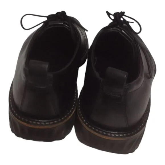 Ecco ST. 1 Hybrid Phorene Leather Derby Oxford Size 9-9.5 Black Shoes men's