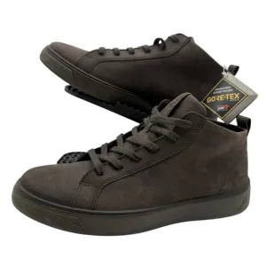 ECCO Street Tray Mens 10.5 Suede Goretex Shoes Sneakers Mid Ankle Y2K Boots 44