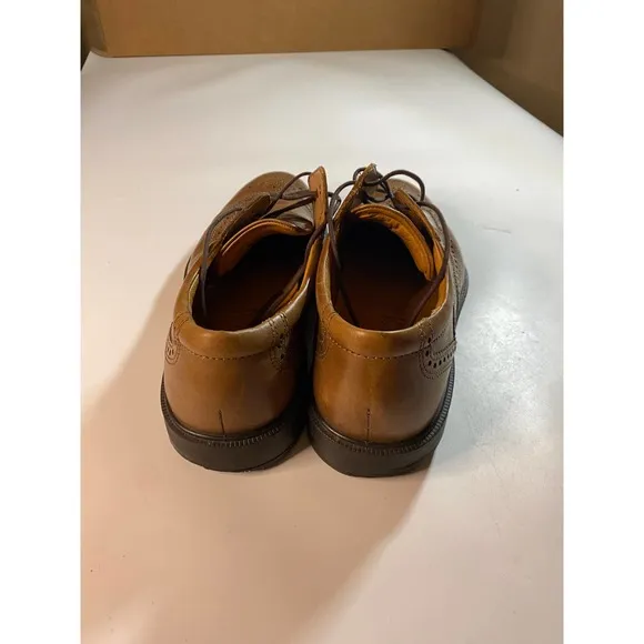 Ecco Wingtip Oxford Brown Dress Shoes Men's Size 12