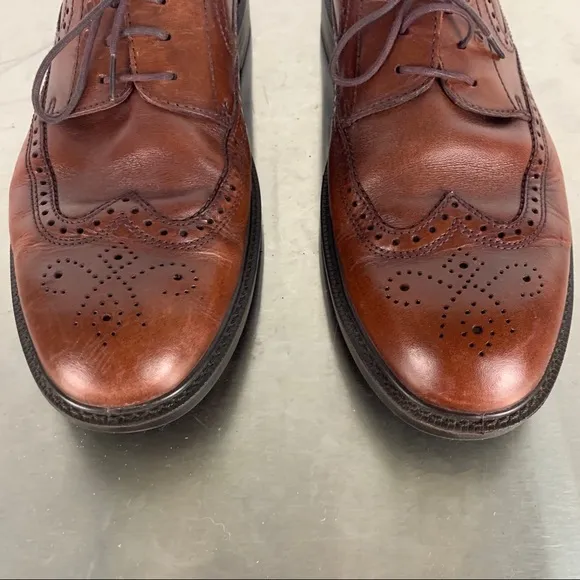 Ecco Wingtip Oxford Dress Shoes Size 47