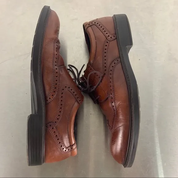 Ecco Wingtip Oxford Dress Shoes Size 47
