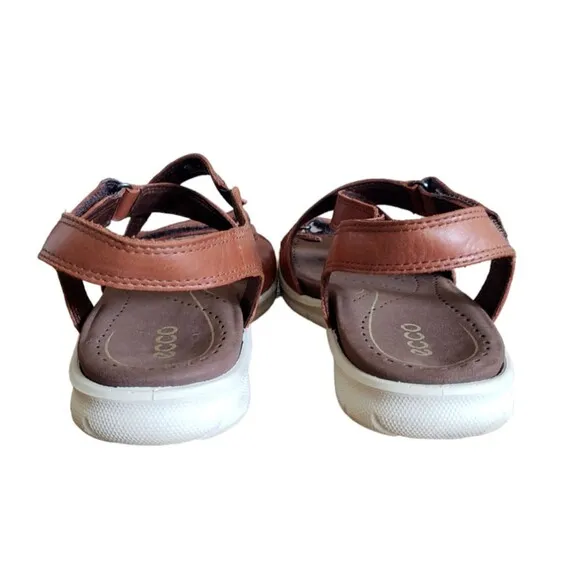 Ecco Women's Babett Comfort Leather Sandals Brown Shoes Size 40 US Size 9