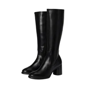 ECCO Women's Sculpted LX 55 Tall Boots EU 37 US 6-6.5 Black Premium Leather NWOB
