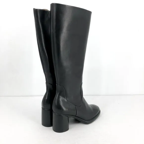 ECCO Women's Sculpted LX 55 Tall Boots EU 37 US 6-6.5 Black Premium Leather NWOB