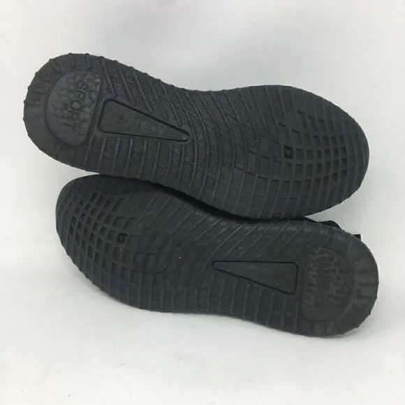 Ecko Unltd Men's Sneakers Black Grey Size 8 Mesh Fabric Knit Sock Sport Casual