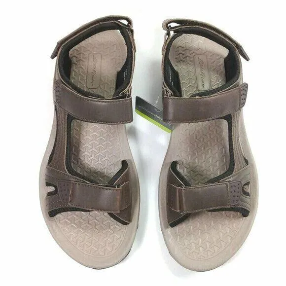 Eddie Bauer Men's Nick Hiking Summer Brown Straps Sandals Shoes 11M New