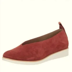EILEEN Fisher Rust Orange Slip on Sneakers