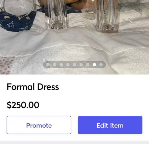 Elegant Blue Formal Prom Dress &amp; Clear Heel Shoes