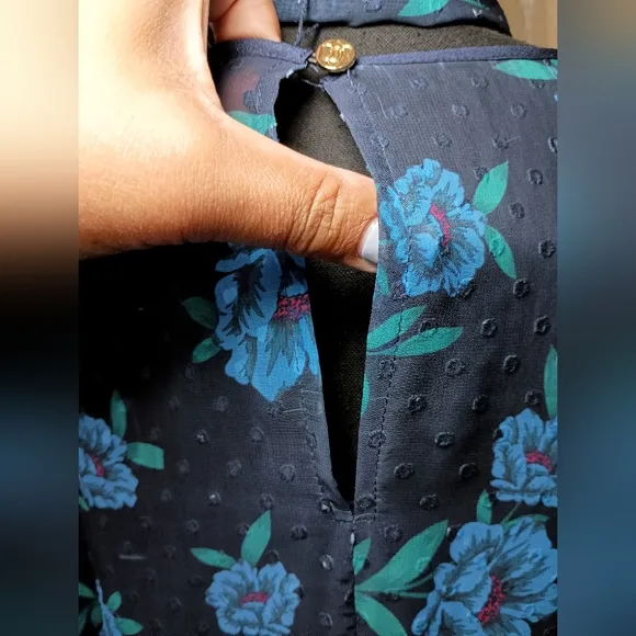 Eloquii Draper James Floral Print Swiss Dot Dress Size 18