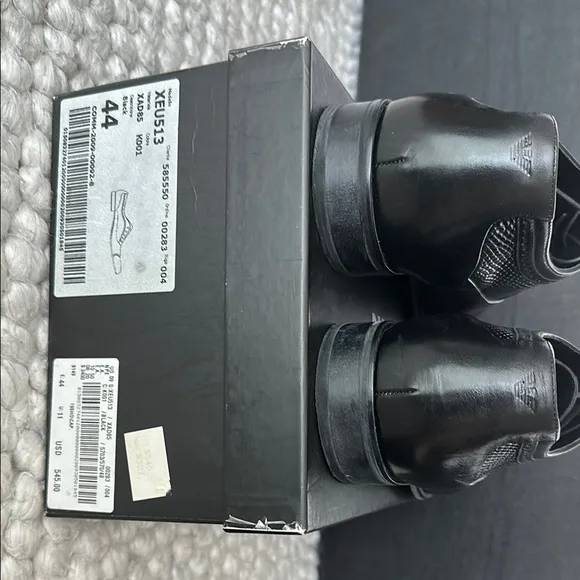 Emporio Armani Black dress shoes