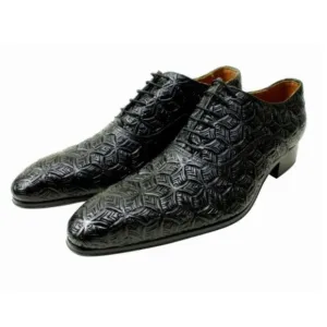 Eric Black Oxford Mens Dress Shoes
